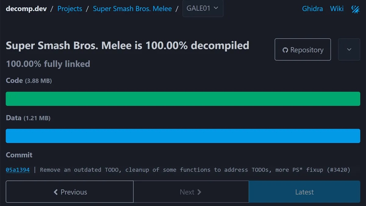 Разработчики декомпилировали исходный код Super Smash Bros Melee при помощи ИИ - 2